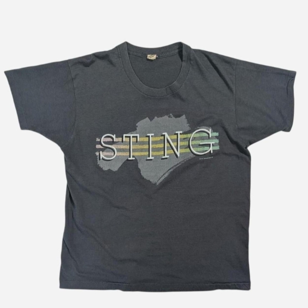 Vintage 1985 Sting dreaming of blue turtles‎ tour t-shirt Single Stitch vintage